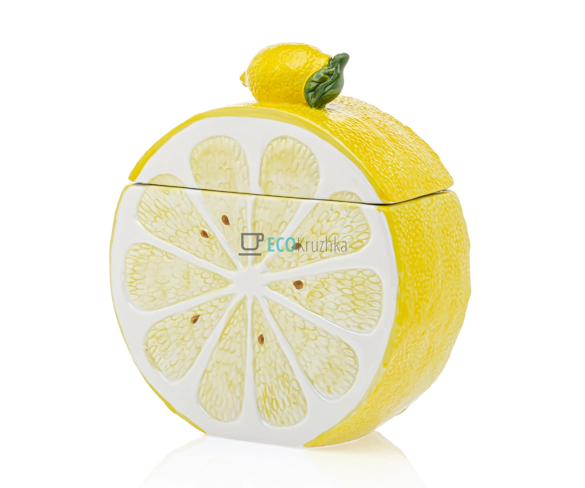 Банка керамічна Lemon 1.7л, Жовтий (928-102)